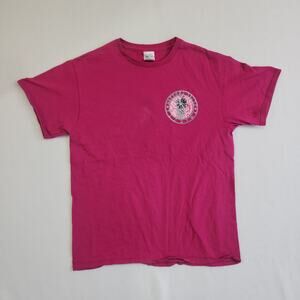 Daytona Beach Florida Pineapple Paisly Floral Vacation Destination Shirt Medium